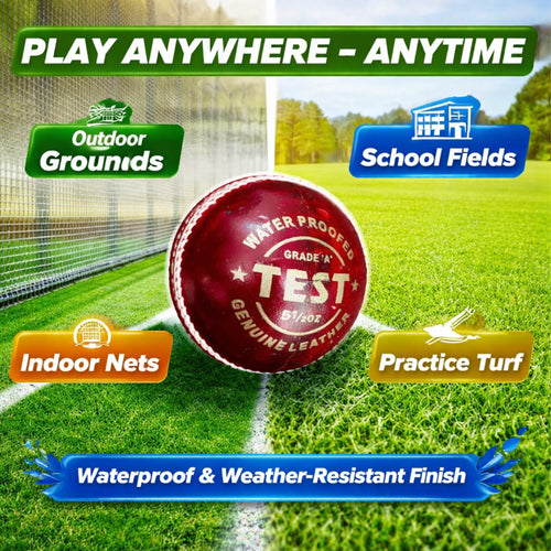 Sterozide Leather Cricket Ball for Practice &amp; Training | for Kids, Youth &amp; Adults | Indoor &amp; Outdoor Cricket, Coaching, Fitness, Recreation | Standard Size Training Ball | Pack of 6 Balls |