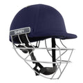 Premium 3.0 Mild Steel Visor Cricket Helmet with Mesh Bag | Rotary Adjustment System, Air Vent Holes | Comfortable Fit (Navy - L)